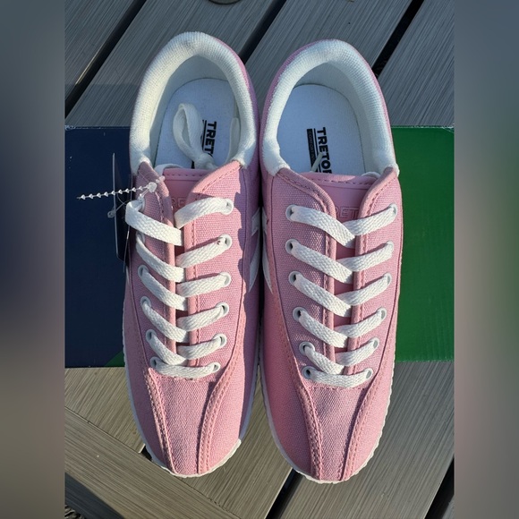 Tretorn Nylite Plus Canvas Sneakers Pink | Size 7.5 | NWT - Picture 9 of 11